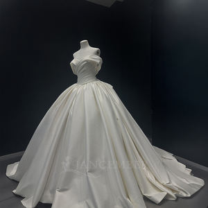 ชุดเจ้าสาวผ้าซาตินทรงระบายสำหรับ NT74ชุดราตรีนางเงือก/ทรัมเป็ตยาวประดับด้วยคริสตัลลายดอกไม้ทันสมัยสุดพิเศษ - Product Image 3