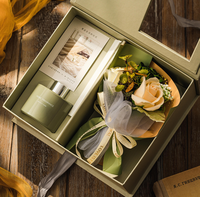 Saint Valentin Cadeau Fleurs Aromathérapie avec Main Cadeau Demoiselles D'honneur Boîte Cadeau De Mariage