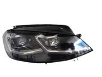 Pour les modèles Golf 7.5 GTE/GTI, phare LED 12V 6000K avec lignes bleues/rouges/blanches, 3 configurations