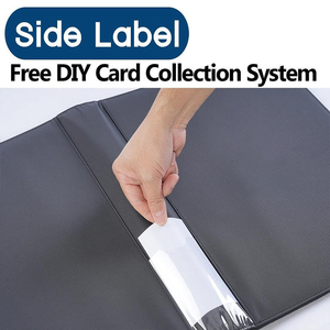 YY Vintage Style 12 Pocket Trading Card <b>Binder</b> Side Loading Album <b>Folder</b> for Collectors - Product Image 1