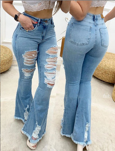 Donne <span class=keywords><strong>pantaloni</strong></span> Scarni delle donne Dei Jeans Delle Signore <span class=keywords><strong>Pantaloni</strong></span> Casual Slim Fit <span class=keywords><strong>Pantaloni</strong></span> Lunghi <span class=keywords><strong>Pantaloni</strong></span> Femminili di grandi dimensioni - Product Image 2