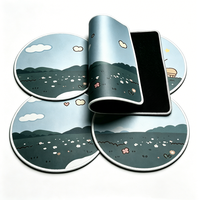 Tapis de bureau vierge personnalisé en caoutchouc naturel pour sublimation, tapis de souris d'ordinateur avec impression de logo personnalisée, promotionnel et imperméable, vente en gros