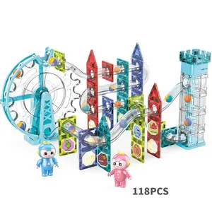 magnética palos bolas Suppliers-Juego educativo de palos magnéticos de plástico para niños, juguetes, bolas, bloques de construcción, juguetes para niños