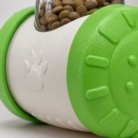 Distributeur de friandises roulant YAOYUE pour chiens et chats, distributeur interactif à bascule, dôme à croquettes, plastique durable, 5 couleurs