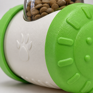 Distributeur de friandises roulant YAOYUE pour chiens et chats, distributeur interactif à bascule, dôme à croquettes, plastique durable, 5 couleurs - Product Image 4