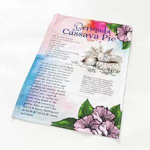 Quantité minimale de commande 1PC <span class=keywords><strong>pas</strong></span> <span class=keywords><strong>cher</strong></span> prix coloré transfert à chaud doux torchons impression numérique torchon imprimé torchon de cuisine - Product Image 6