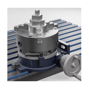 Cabezal divisor de mesa giratoria Manual TSL300/con mandril de tres mordazas de 10 "para máquina de grabado de torno de fresado de perforación <span class=keywords><strong>Cnc</strong></span> - Product Image 3