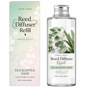 Diffuseur de parfum d'intérieur de luxe écologique en verre avec bâtonnets – Recharge pour la maison, le bureau, la salle de bain, l'hôtel et la chambre - Product Image 6