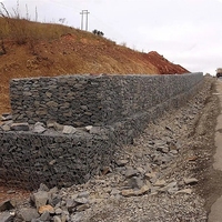 Grillage Gabion Hexagonal en Fil de Fer Galvanisé Anti-corrosion 60x80mm sur Mesure pour la Protection des Voies Navigables et les Murs de Soutènement