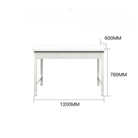 Table pliante rectangulaire moderne en plastique de 1,20 m pour banquets, pique-niques et camping en extérieur – Table de jardin multicolore