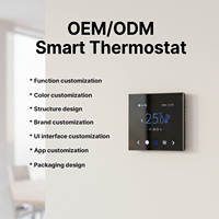 Termostato Inteligente Wifi para Ahorro de Energía, Controlador de Temperatura para Ventilador de Aire Acondicionado, Programable, Control Remoto por Aplicación, para Habitaciones Frías de Hotel