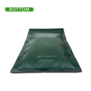 Sac plat mat écologique Sacs en mylar à 3 fermetures latérales Sachet à fermeture éclair Sacs d'emballage recyclés - Product Image 4