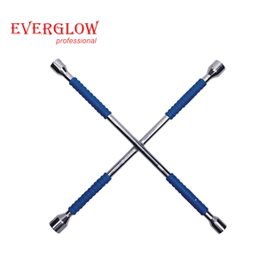 <span class=keywords><strong>Chiave</strong></span> <span class=keywords><strong>a</strong></span> <span class=keywords><strong>Bussola</strong></span> Industriale Fai-da-Te da 14 Pollici in Acciaio al Carbonio, Colori Opachi, <span class=keywords><strong>17</strong></span> 19 21 23 mm, <span class=keywords><strong>Chiave</strong></span> <span class=keywords><strong>a</strong></span> Croce per Cerchioni Cromati - Product Image 4