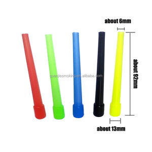 일회용 후카 마우스팁 플라스틱 막대 다양한 색상 마우스팁 담배 홀더 - Product Image 3