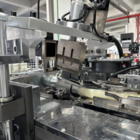 Noyau de chauffage pour machine à fabriquer des gobelets en papier YB-S100 avec moteur et engrenages, PLC et pompe à moteur à engrenages, haute vitesse 100-110 pièces/min