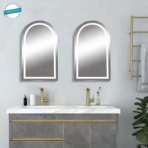 best seller Products Half Round Bathroom Mirror Adjustable Bathroom Mirror Wall Mounted Mirror Cabinet Bedroom