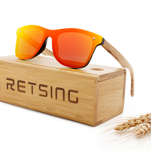 激安卸売 サングラス 格安 竹製サングラス <span class=keywords><strong>2026</strong></span> UV400 偏光 カスタム リムレスサングラス メンズ - Product Image 3