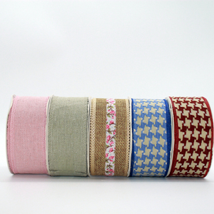 Kẹp tóc làm quà tặng <span class=keywords><strong>Ribbon</strong></span> khá thiết kế kiểm tra gingham kẻ sọc <span class=keywords><strong>Ribbon</strong></span> Hot Mặt hàng bán tóc Bow handmade gói băng - Product Image 2