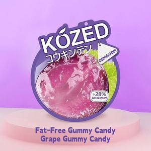 เยลลี่องุ่นแบบลอกเปลือกได้ ขายส่ง ขนมเยลลี่นุ่มหนึบ ทำจากน้ำผลไม้แท้ - Product Image 1