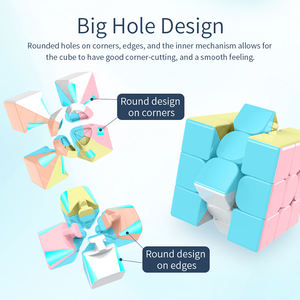 MOYU Meilong 2x2 3x3 4x4 5x5 <span class=keywords><strong>Pyraminx</strong></span> Macaron Juego de Cubos Mágicos Rompecabezas Juguetes Educativos para Niños - Product Image 4