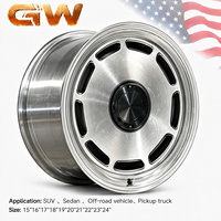 Jantes forgées 6061-T6 argentées brossées 18-24 pouces 5x112 pour Mercedes W140 W220 W221 W222 W212 W211 W166 W164 W163 Jantes de luxe