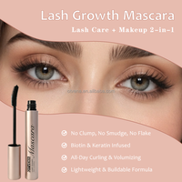 OTVENA Mascara pour cils volumineux, effet longue durée 24h, imperméable, stimulant la croissance des cils, 10 ml