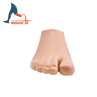 Pied double axe en polyuréthane naturel JZ, taille 22-27 cm, adapté aux prothèses des membres inférieurs