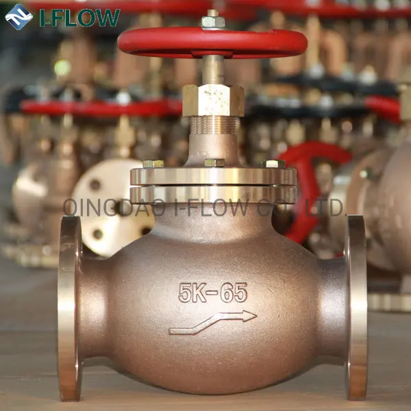 Jis F7351 Brons 5K Schroef-Down Controleren Globe Valve