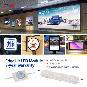 Módulo LED de Iluminación de Borde de 3W, Impermeable IP67, 12V, 125lm/W, Alta Eficiencia, para Proyectos de Letreros Luminosos Textiles Ultrafinos de Doble Cara - Product Image 5