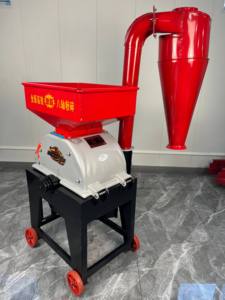 Tự động Túi điền thức ăn chăn nuôi rơm búa Máy xay nhà máy đậu tương ngô hạt Máy Nghiền Ngô Máy phay 850 kg/giờ - Product Image 6