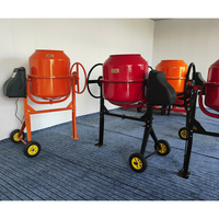 Mini Bétonnière Diesel EB 350L avec Moteur 2.2kW, Déchargement Manuel, Équipement de Construction, Pompe à Béton, Haute Capacité de Creusement 2m³/h, 1.5