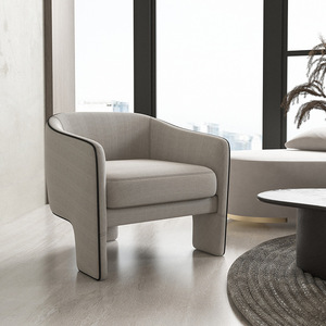 Sofá Pequeño de Terciopelo Estilo Wabi-Sabi <span class=keywords><strong>para</strong></span> Sala de Estar, Hotel o Apartamento Minimalista, Sillón de Descanso <span class=keywords><strong>para</strong></span> Salón de Belleza - Product Image 3