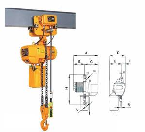 Polipasto Eléctrico Ligero de Alta Calidad, Máquina Elevadora de Cadena, Polipasto Eléctrico de Cadena de 100 m en Venta - Product Image 2
