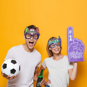 Gafas Decorativas con Temática de Fútbol 2024 para Adultos y Adolescentes, Divertidas Decoraciones para Fiestas de Fotografía para Fanáticos del Fútbol, Día de los Inocentes - Product Image 2