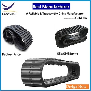 Service OEM/ODM Usine : Chenille en caoutchouc 700x100x98 pour Morooka Carrier Cawler Dumper (modèles MST800, MST800VD, MST550) - Pièces de train de roulement - Product Image 2