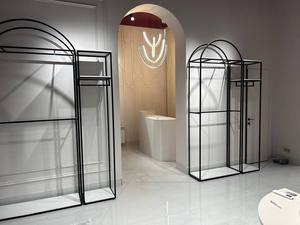 Custom Metal Heavy Duty Eco-Friendly Clothing <b>Display</b> Rack | <b>Wall</b>-<b>Mounted</b> & Island Retail Hanger Fixtures - Product Image 2
