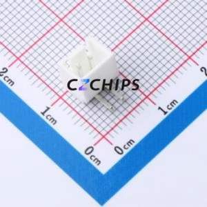 HC-XHB-2AW-TW Wire-to-Board Pin Header Bent Lead Through Hole,P=2.5mm Connector 1x2P 2.5mm Right Angle Insert XHB - Product Image 1