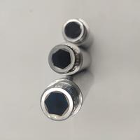 Adaptateur de filetage forgé 1/2 ''-1'' en laiton chromé pour système de plomberie