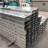 Cannelle de câblage industrielle perforée durable avec surface perforée pour une installation sécurisée des câbles dans la construction