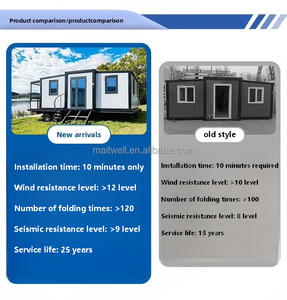 Casa Contenedor Portátil de Alta Calidad y Bajo Precio, Fácil de Instalar, Plegable y Expandible para Hogar, Granja, Oficina, <span class=keywords><strong>Hotel</strong></span>, Villa - Product Image 5