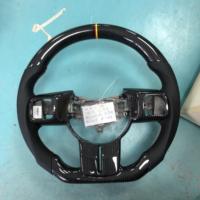 Volante de Fibra de Carbono con Levas para Jeep Wrangler JL SRT JK Grand Cherokee KL 2017 2011 2012 2013 2014 2015 2016