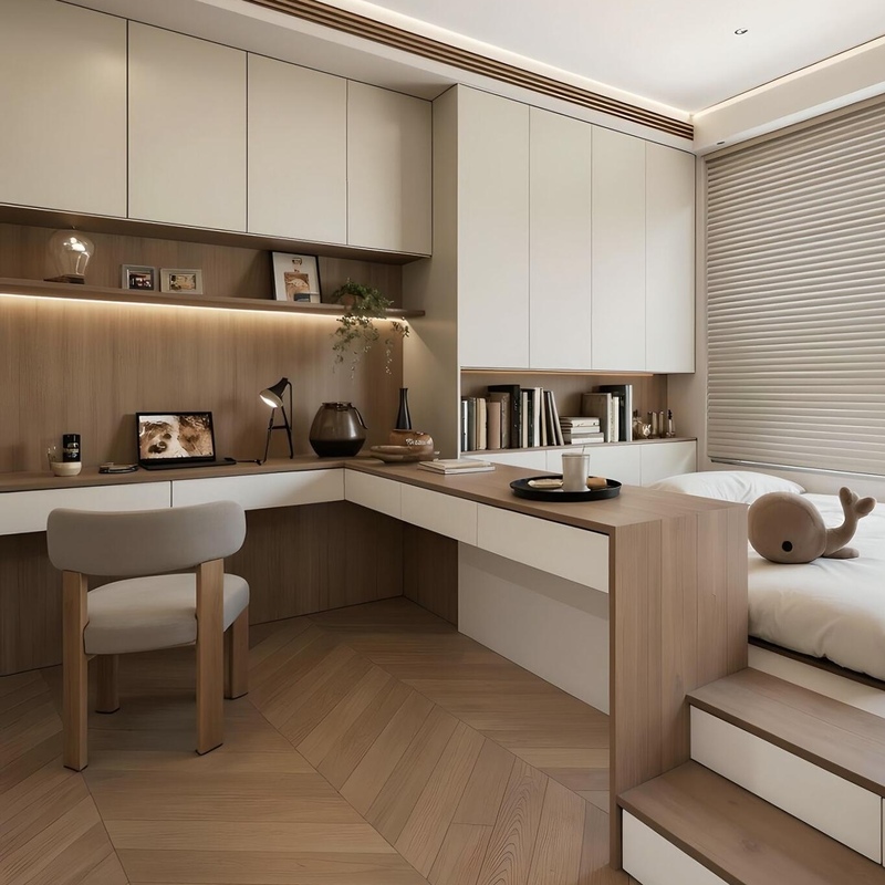 Modern Minimalist All in one Unit