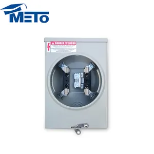 125amp 4 Hàm Giá Thấp Hộp Hộp Đồng Hồ Ổ Cắm Năng Lượng Đồng Hồ Điện Ổ Cắm