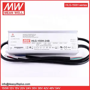 HLG-150H-24 Original MeanWell Switching Power Supply LED Driver HLG-150H Series 150W Constant Voltage + Constant Current