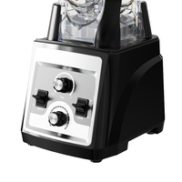 2200W zware professionele & huishoudelijke blender met 6 messen, variabele snelheid, hoge capaciteit, zuiver koperen motor, voedselverwerker