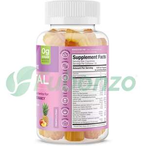 กัมมี่ไร้น้ำตาลพร้อมแคลเซียมวิตามินวิตามิน K2วิตามิน B12กัมมี่ปรุงแต่งโดยสับปะรด - Product Image 2