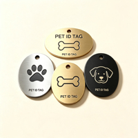 Placa de Identificación de Aluminio para Mascotas, Etiqueta de Metal para Perros con Código QR, NFC, Etiqueta Inteligente con Nombre de Mascota, Venta al por Mayor