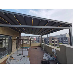 Pergolas retráctiles motorizadas personalizadas Toldo motorizado de techo de <span class=keywords><strong>terraza</strong></span> de aluminio para exteriores - Product Image 5