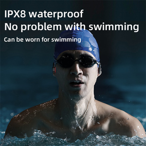 Écouteurs sportifs sans fil à conduction osseuse à oreille ouverte avec affichage numérique, étanches IPX8 pour la course, la natation et le cyclisme - Product Image 3