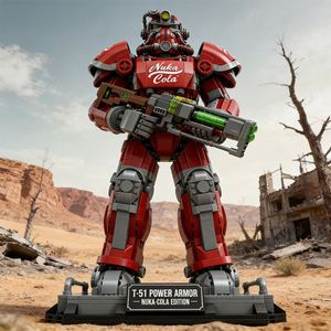 Cross-Border Hot-Selling Ornaments <strong>Doomsday</strong> Radiation Warrior Compatible Plastic for Building Blocks Trendy Play Assembly Toy - Product Image 2